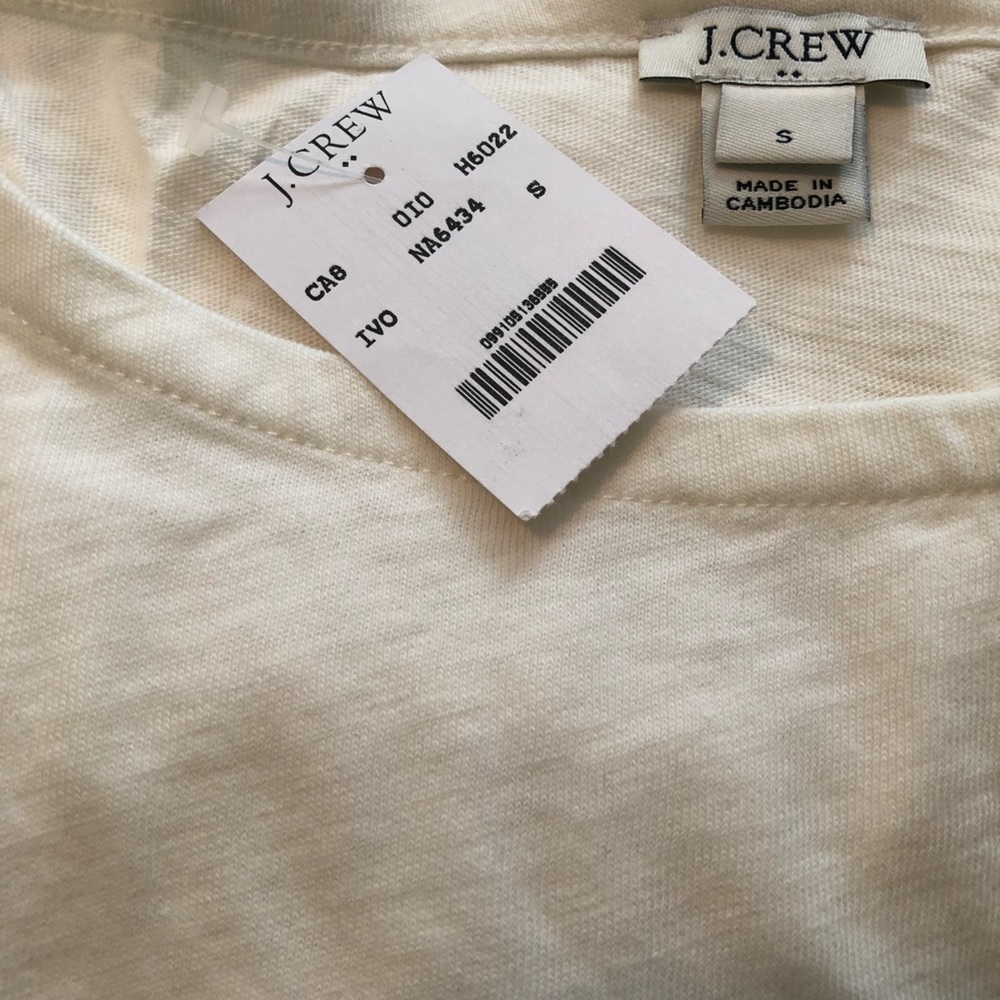 ❌❌SOLD❌❌ J.Crew Factory Ruffle Sleeve Top, Small - Picture 6 of 6